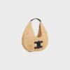 Classic Panier Hobo Bag in Raffia and Calfskin Classic Panier Hobo Bag in Raffia and Calfskin