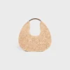 Classic Panier Hobo Bag in Raffia and Calfskin Classic Panier Hobo Bag in Raffia and Calfskin