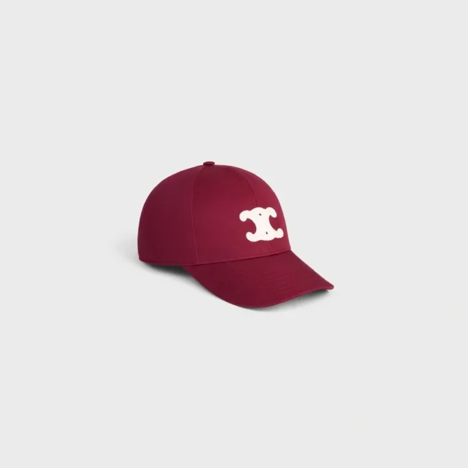 Czapka baseballowa Triomphe z bawełnianej gabardyny Czapka baseballowa Triomphe z bawełnianej gabardyny