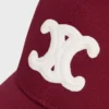 Czapka baseballowa Triomphe z bawełnianej gabardyny Czapka baseballowa Triomphe z bawełnianej gabardyny