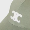 Czapka baseballowa Triomphe z bawełnianej gabardyny Czapka baseballowa Triomphe z bawełnianej gabardyny