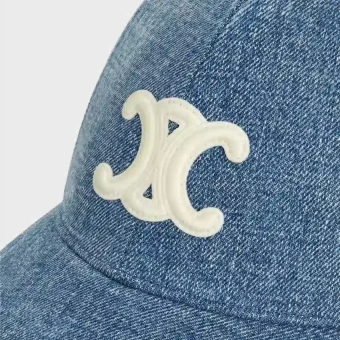 Czapka baseballowa Triomphe z dżinsu w stylu Union Wash Czapka baseballowa Triomphe z dżinsu w stylu Union Wash