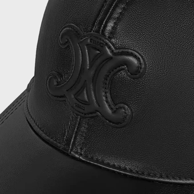 Czapka baseballowa Triomphe z jagnięcej skóry