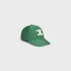 Czapka baseballowa Triomphe z pranej bawełnianej gabardyny Czapka baseballowa Triomphe z pranej bawełnianej gabardyny