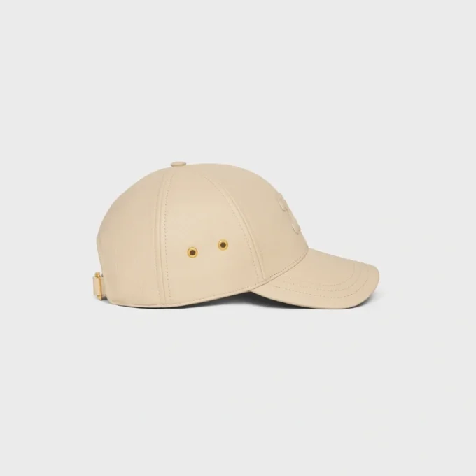 Czapka baseballowa Triomphe ze skóry cielęcej Czapka baseballowa Triomphe ze skóry cielęcej