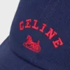 Czapka CELINE Richelieu z bawełnianego twillu Czapka CELINE Richelieu z bawełnianego twillu