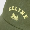 Czapka CELINE Richelieu z bawełnianego twillu