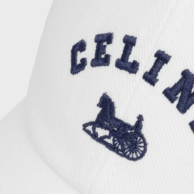 Czapka CELINE Richelieu z bawełnianego twillu Czapka CELINE Richelieu z bawełnianego twillu