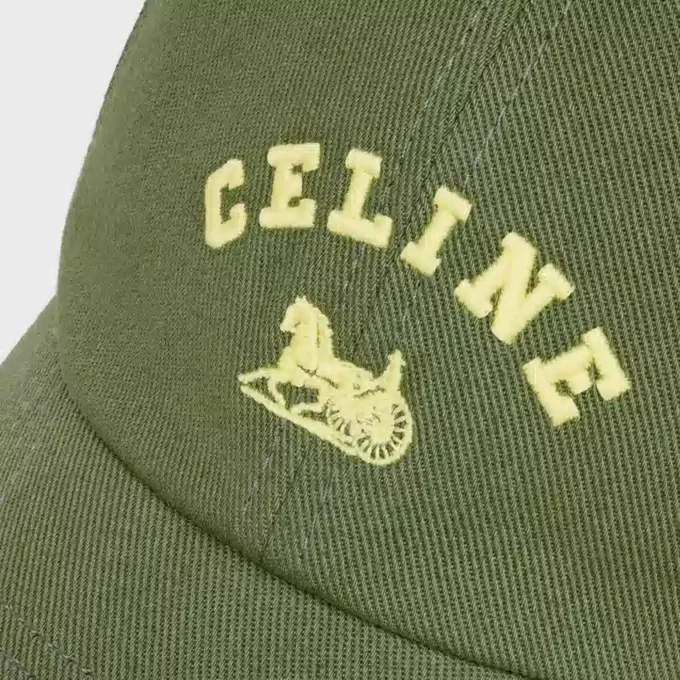 Czapka CELINE Richelieu z bawełnianego twillu
