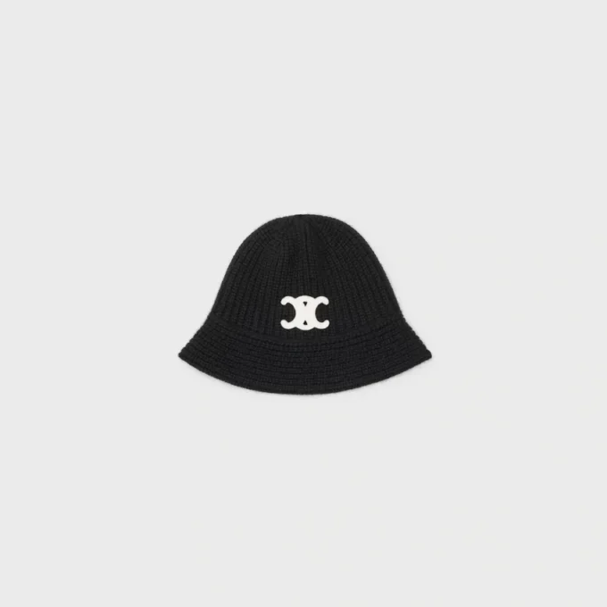 Czapka typu cloche Triomphe z kaszmiru Czapka typu cloche Triomphe z kaszmiru