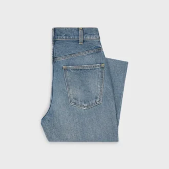 Dżinsy Dylan z rozszerzanymi nogawkami i sygnaturą, wykonane z bawełnianego denimu