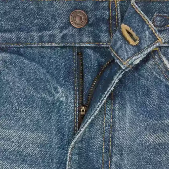 Dżinsy Dylan z rozszerzanymi nogawkami i sygnaturą, wykonane z bawełnianego denimu Dżinsy Dylan z rozszerzanymi nogawkami i sygnaturą, wykonane z bawełnianego denimu