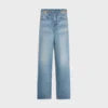 Dżinsy Kitty w stylu Pismo Wash