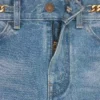 Dżinsy Kitty w stylu Pismo Wash