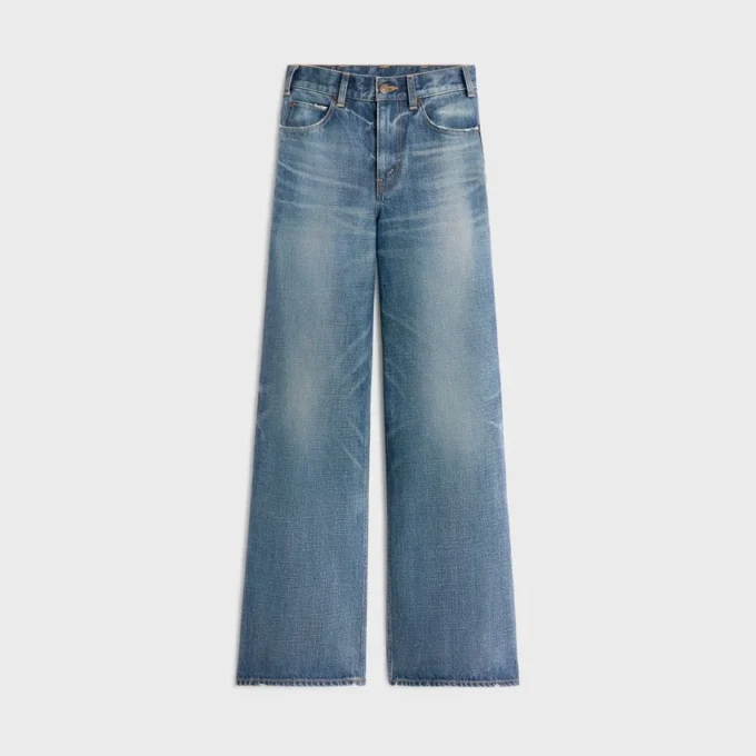 Dżinsy surfingowe z rozszerzanymi nogawkami z denimu Union Wash