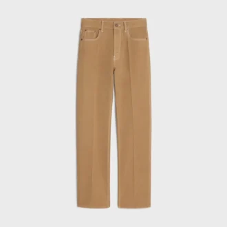 Dżinsy typu boyfriend 001 z bawełnianego denimu