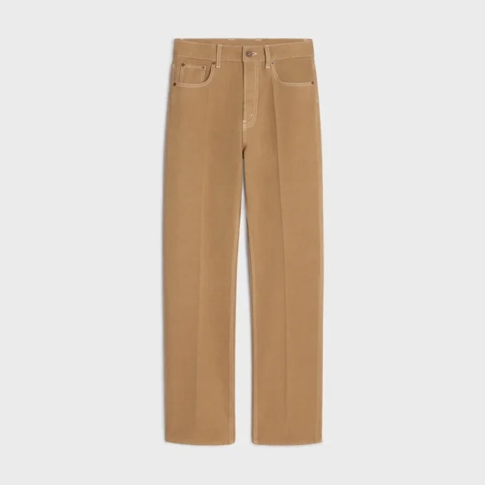 Dżinsy typu boyfriend 001 z bawełnianego denimu Dżinsy typu boyfriend 001 z bawełnianego denimu