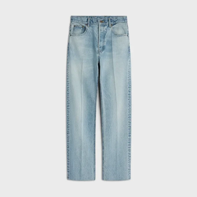 Dżinsy typu boyfriend 001 z bawełnianego denimu Dżinsy typu boyfriend 001 z bawełnianego denimu