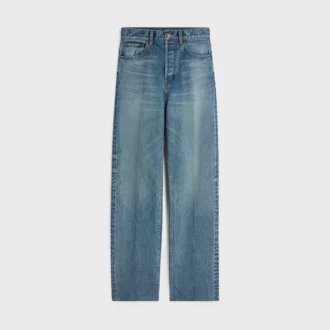 Dżinsy typu boyfriend 001 z bawełnianego denimu