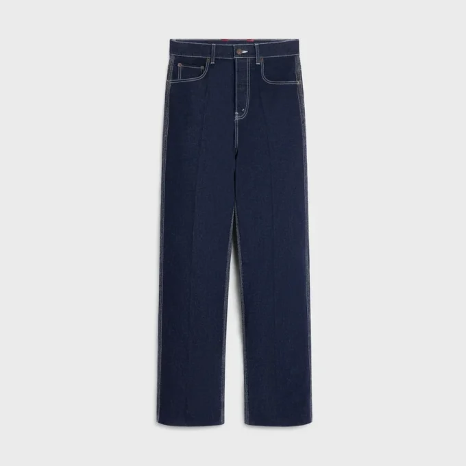 Dżinsy typu boyfriend 001 z bawełnianego denimu Dżinsy typu boyfriend 001 z bawełnianego denimu