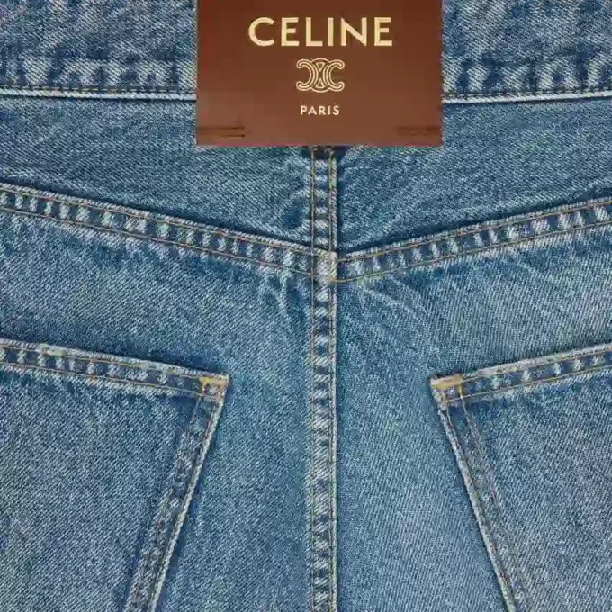 Dżinsy typu boyfriend 001 z bawełnianego denimu Dżinsy typu boyfriend 001 z bawełnianego denimu