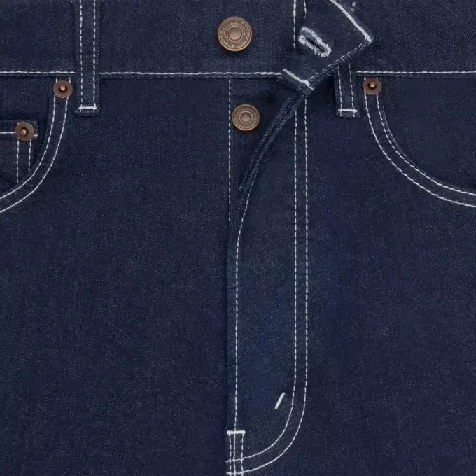 Dżinsy typu boyfriend 001 z bawełnianego denimu Dżinsy typu boyfriend 001 z bawełnianego denimu