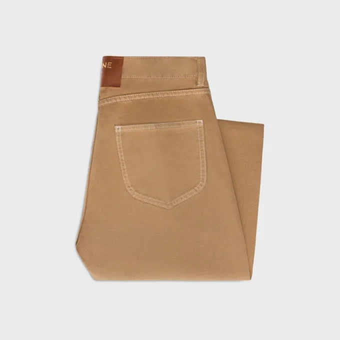 Dżinsy typu boyfriend 001 z bawełnianego denimu Dżinsy typu boyfriend 001 z bawełnianego denimu