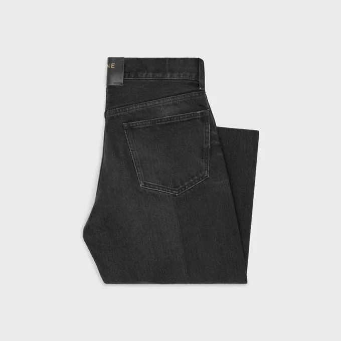 Dżinsy typu boyfriend 001 z bawełnianego denimu Dżinsy typu boyfriend 001 z bawełnianego denimu