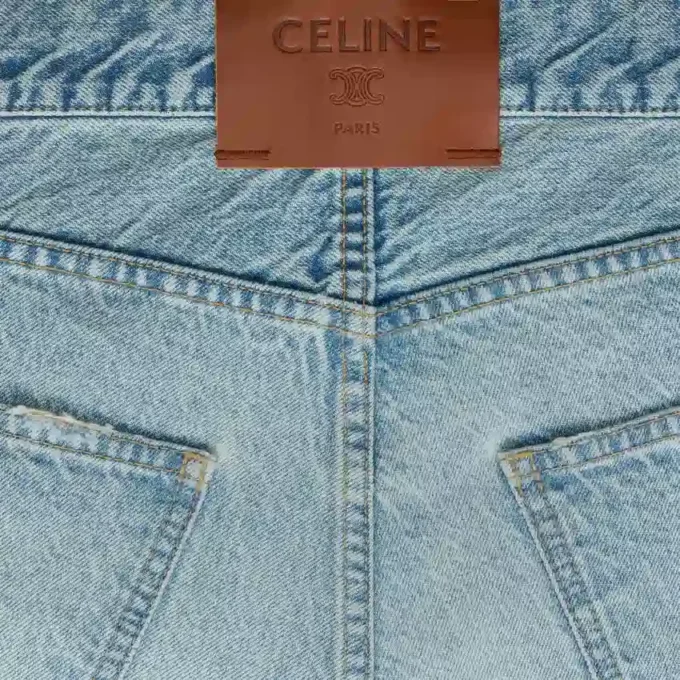 Dżinsy typu boyfriend 001 z bawełnianego denimu Dżinsy typu boyfriend 001 z bawełnianego denimu