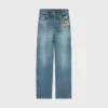 Dżinsy typu boyfriend 002 z bawełnianego denimu Dżinsy typu boyfriend 002 z bawełnianego denimu
