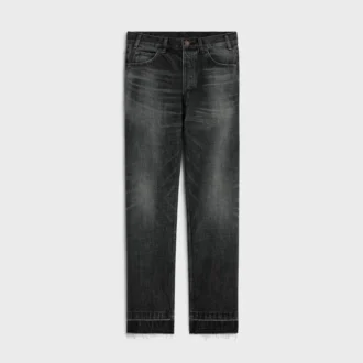 Dżinsy Wesley z czarnego denimu w stylu Ice Rinse