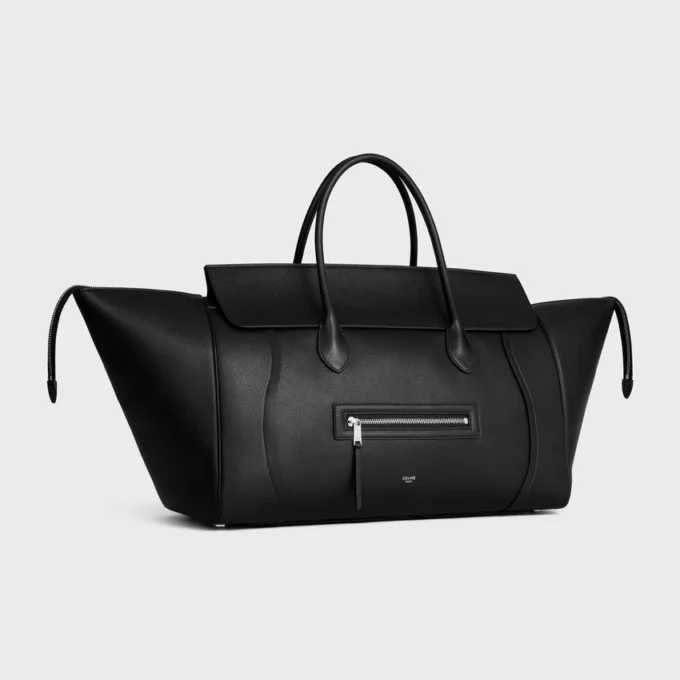 Duża torba Luggage z ziarnistej skóry cielęcej Duża torba Luggage z ziarnistej skóry cielęcej