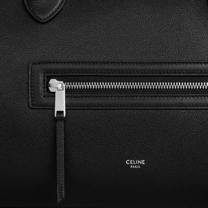 Duża torba Luggage z ziarnistej skóry cielęcej Duża torba Luggage z ziarnistej skóry cielęcej