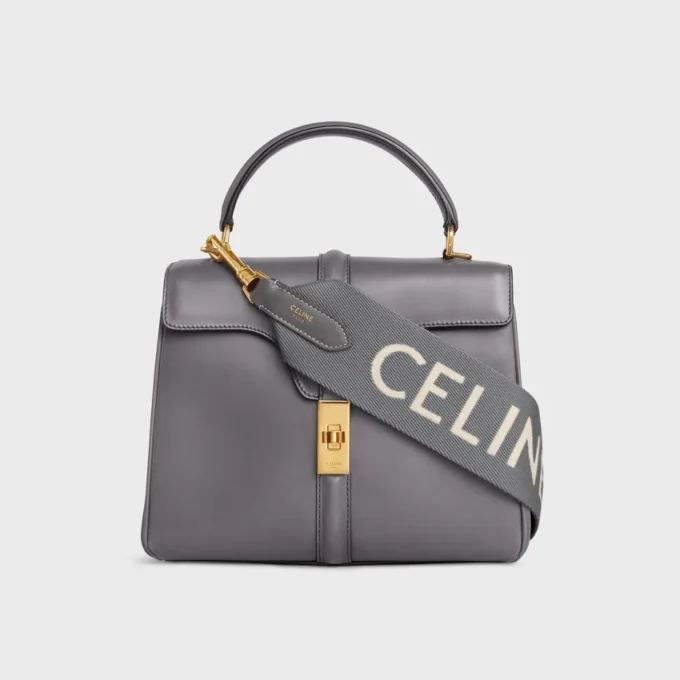 Długi pasek z wełny z żakardowym wzorem CELINE Długi pasek z wełny z żakardowym wzorem CELINE