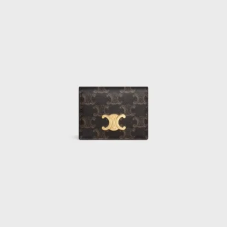 Dwukomorowe etui na karty Triomphe Canvas