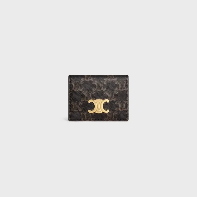 Dwukomorowe etui na karty Triomphe Canvas Dwukomorowe etui na karty Triomphe Canvas