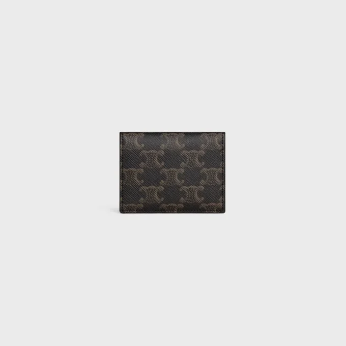 Dwukomorowe etui na karty Triomphe Canvas Dwukomorowe etui na karty Triomphe Canvas