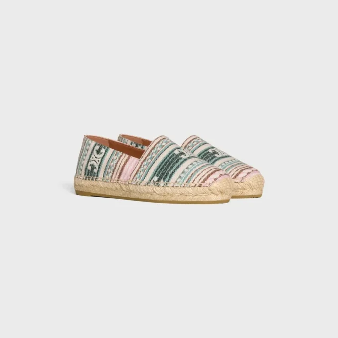 Espadryle CELINE z tkaniny żakardowej Triomphe Espadryle CELINE z tkaniny żakardowej Triomphe