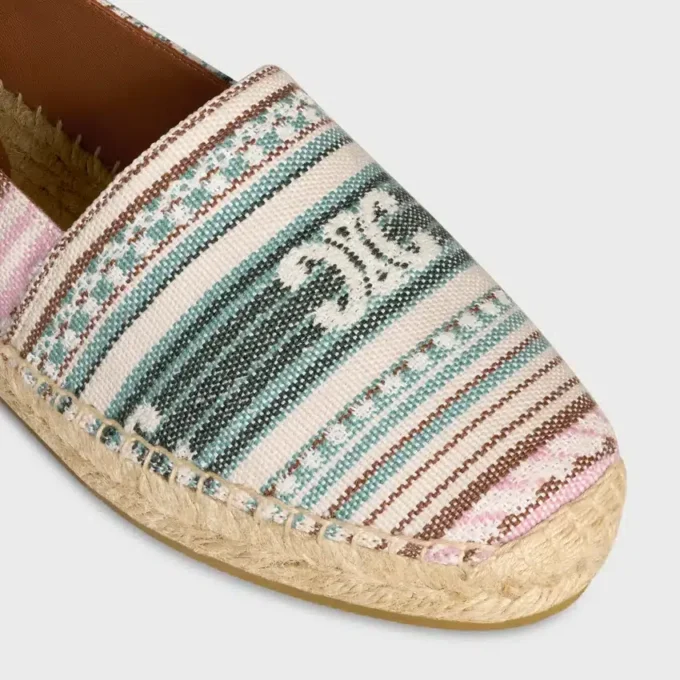 Espadryle CELINE z tkaniny żakardowej Triomphe Espadryle CELINE z tkaniny żakardowej Triomphe