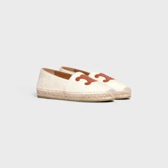 Espadryle CELINE z tweedu i skóry cielęcej