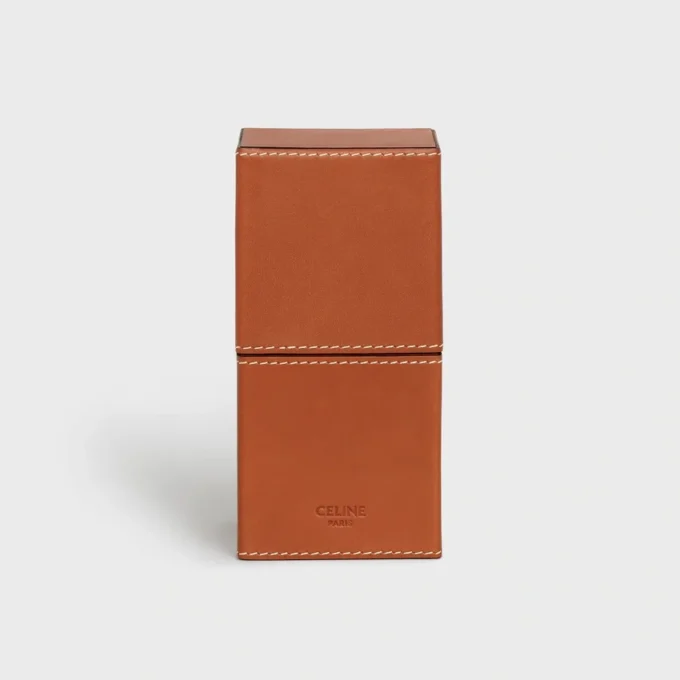 Etui 1 na perfumy 100 ml z naturalnej skóry cielęcej