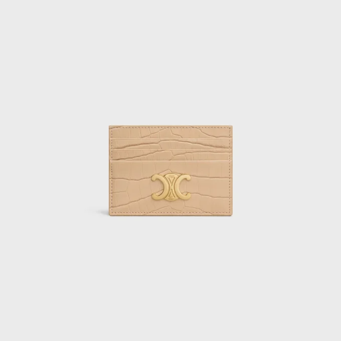 Etui na karty Triomphe z krokodyla nilowego Etui na karty Triomphe z krokodyla nilowego