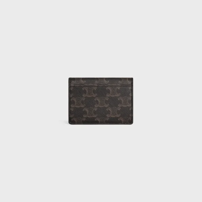 Etui na karty z klapką Triomphe Canvas Etui na karty z klapką Triomphe Canvas
