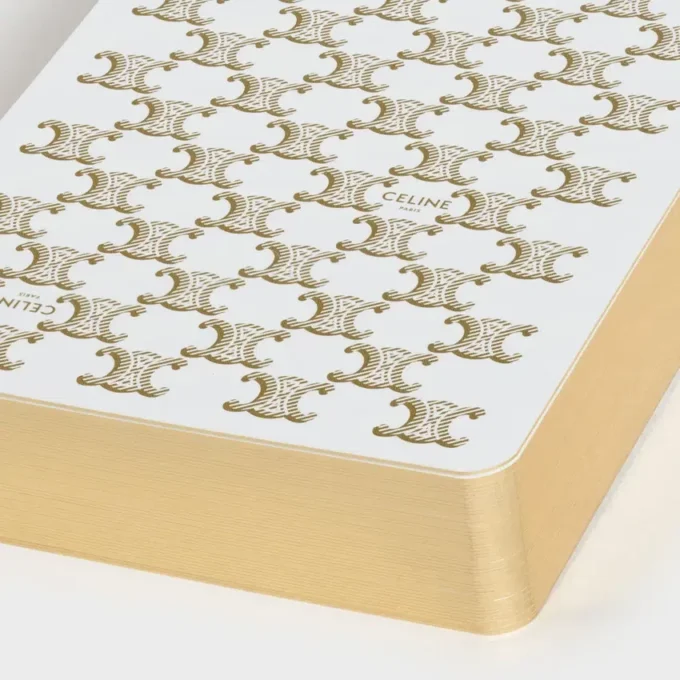 Etui na karty z Triomphe Canvas i skóry jagnięcej
