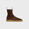 Flow – buty zapinane na zamek z elastycznej zamszowej skóry jagnięcej Flow – buty zapinane na zamek z elastycznej zamszowej skóry jagnięcej