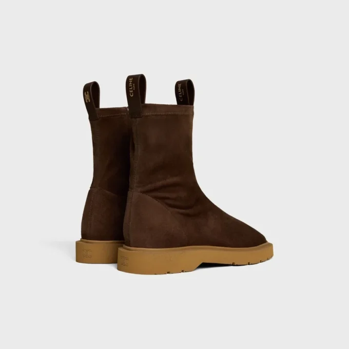 Flow – buty zapinane na zamek z elastycznej zamszowej skóry jagnięcej Flow – buty zapinane na zamek z elastycznej zamszowej skóry jagnięcej
