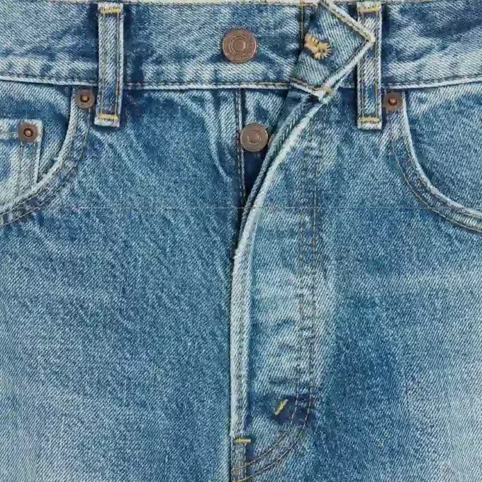 Haftowane dżinsy typu boyfriend 001 z bawełnianego denimu Haftowane dżinsy typu boyfriend 001 z bawełnianego denimu