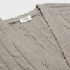 Kardigan Triomphe z kaszmiru w splocie warkoczowym Kardigan Triomphe z kaszmiru w splocie warkoczowym
