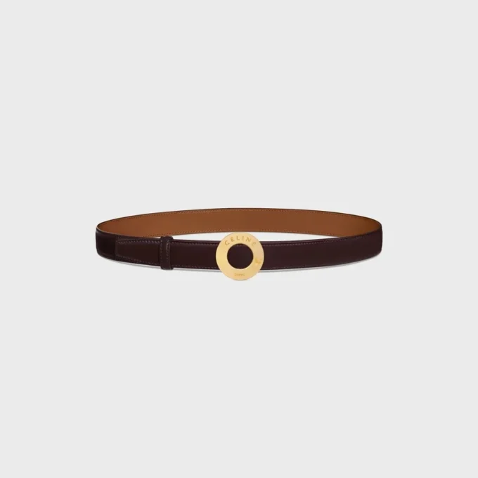 Klamra CELINE Disc i dwustronny pasek 25 mm Klamra CELINE Disc i dwustronny pasek 25 mm
