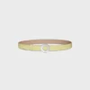 Klamra CELINE Disc i dwustronny pasek 25 mm